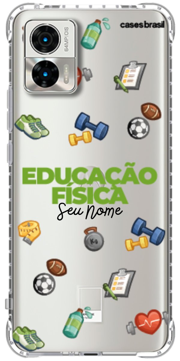 Capinha para celular Educação Física - Profissão Com Nome