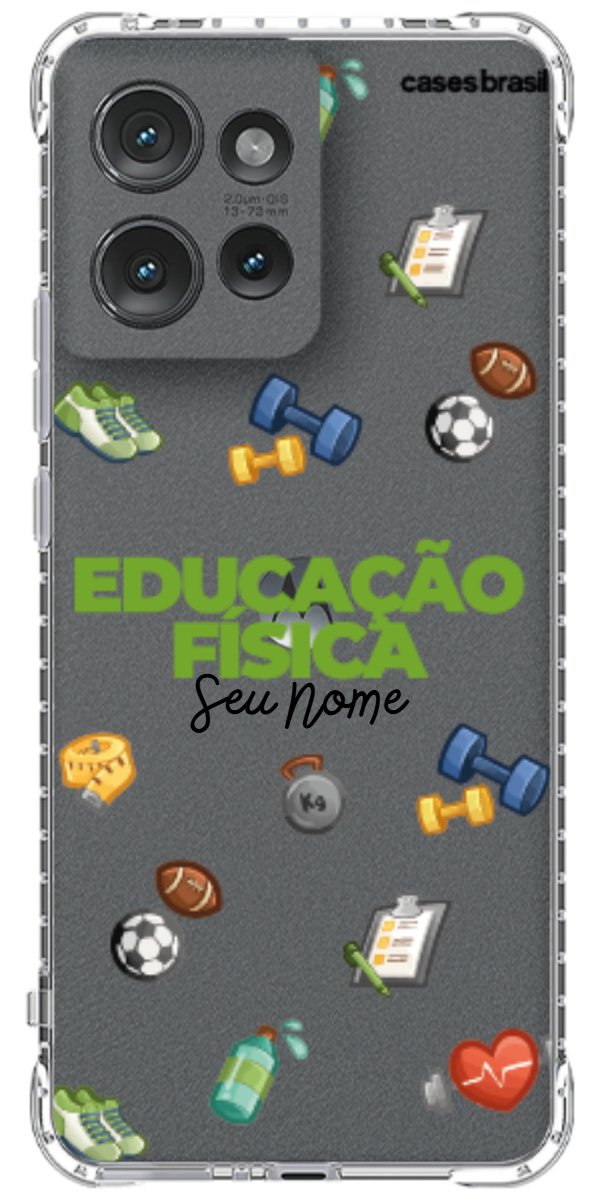 Capinha para celular Educação Física - Profissão Com Nome
