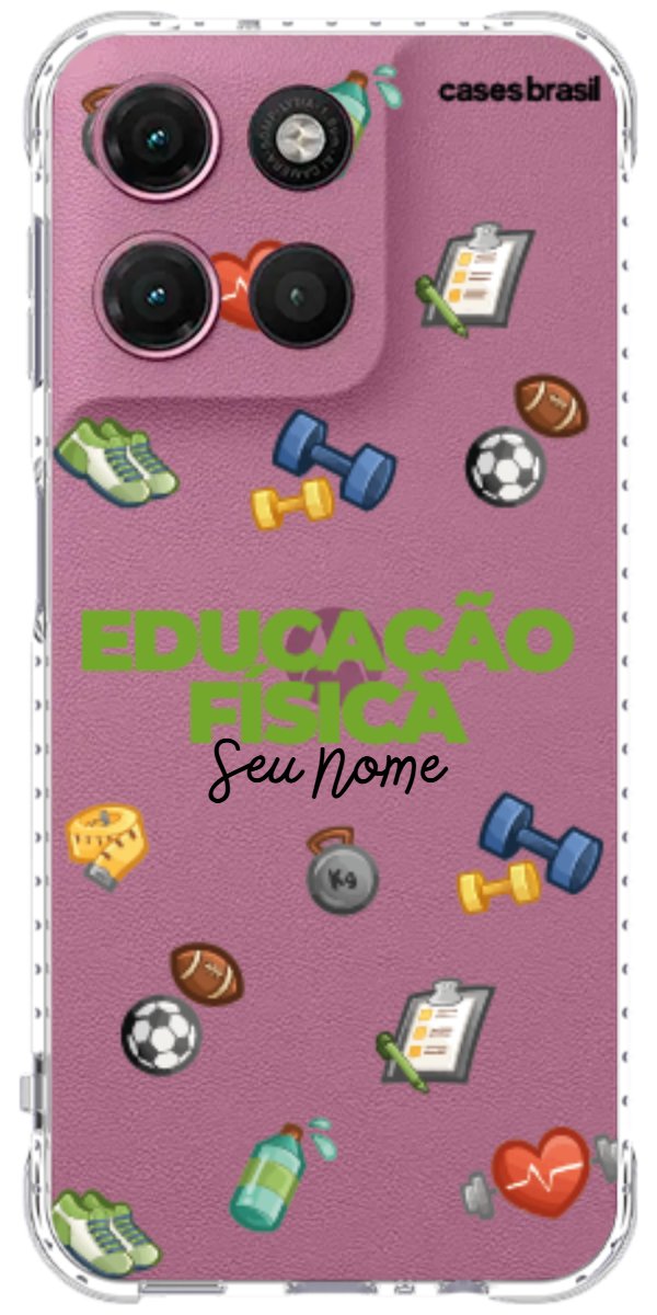 Capinha para celular Educação Física - Profissão Com Nome