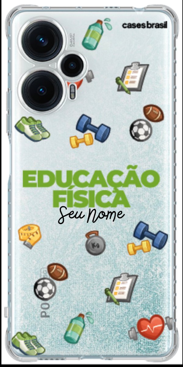 Capinha para celular Educação Física - Profissão Com Nome