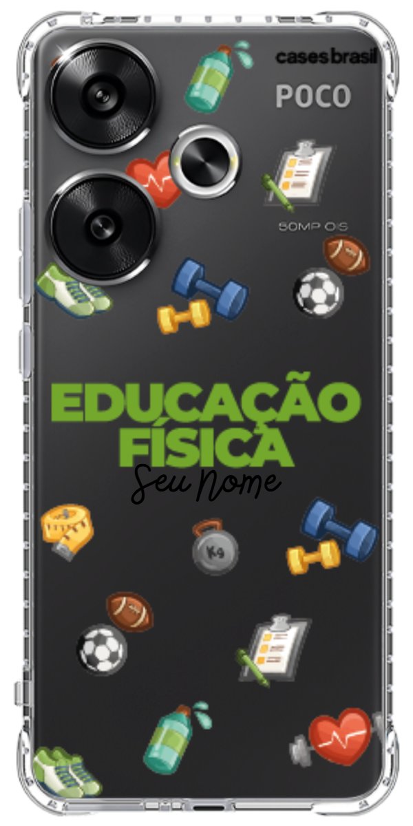 Capinha para celular Educação Física - Profissão Com Nome