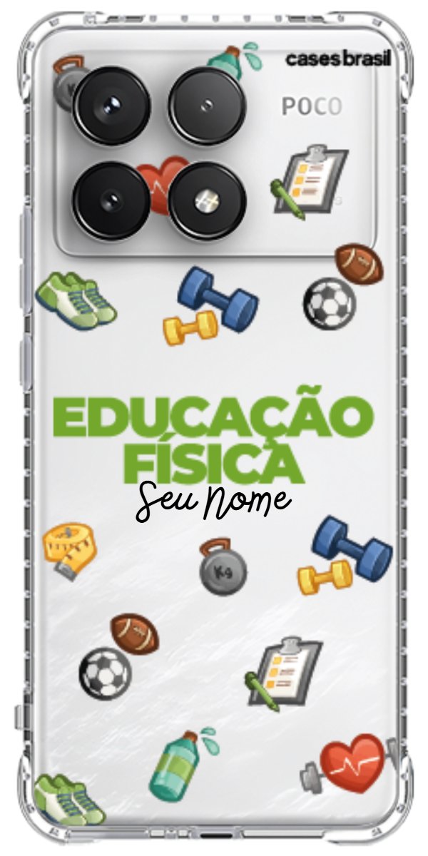 Capinha para celular Educação Física - Profissão Com Nome