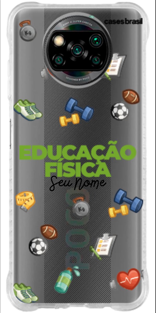 Capinha para celular Educação Física - Profissão Com Nome