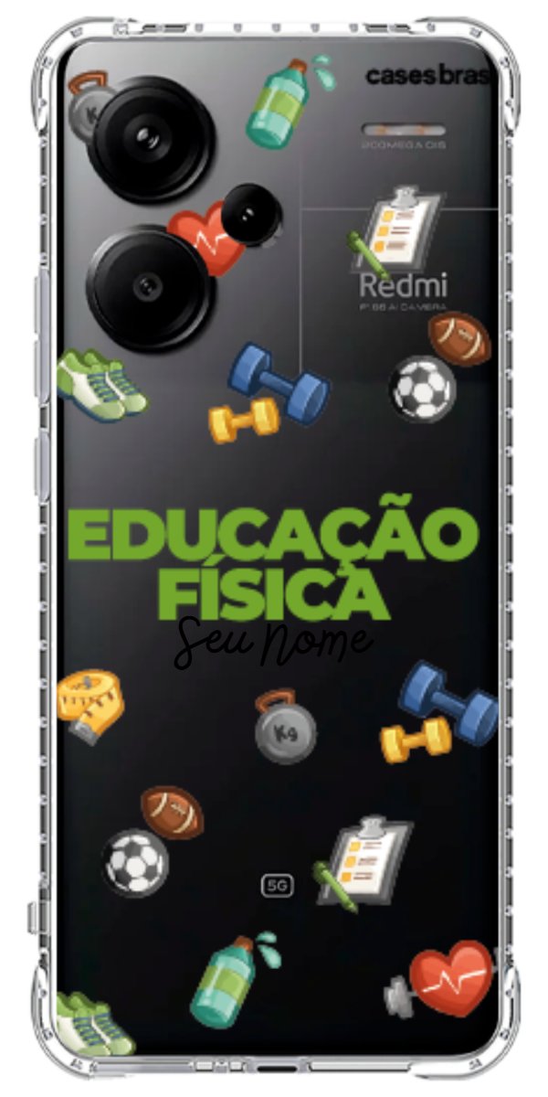 Capinha para celular Educação Física - Profissão Com Nome
