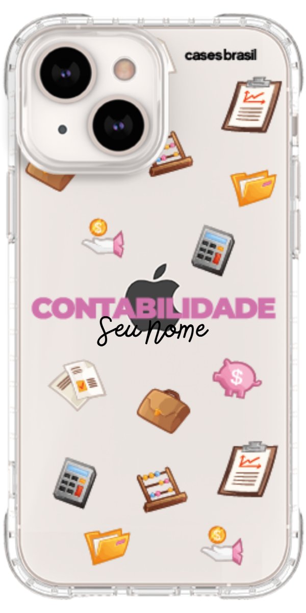 Capinha para celular Contabilidade - Profissão Com Nome