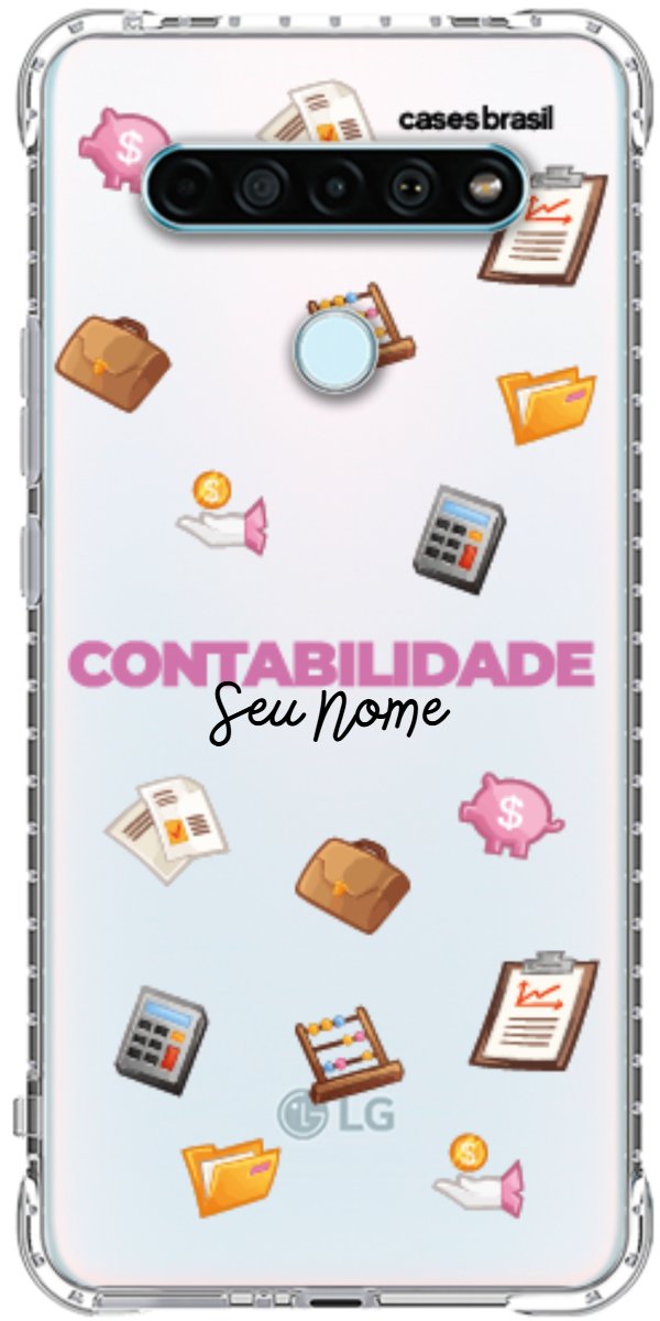 Capinha para celular Contabilidade - Profissão Com Nome
