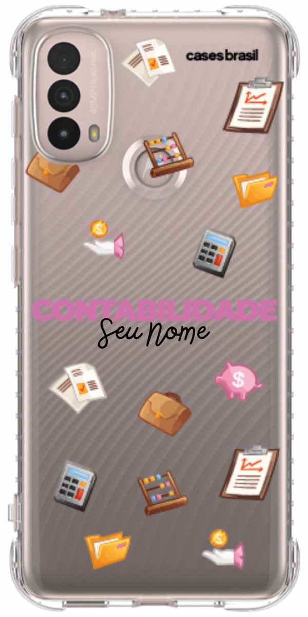 Capinha para celular Contabilidade - Profissão Com Nome