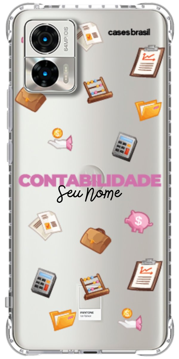 Capinha para celular Contabilidade - Profissão Com Nome