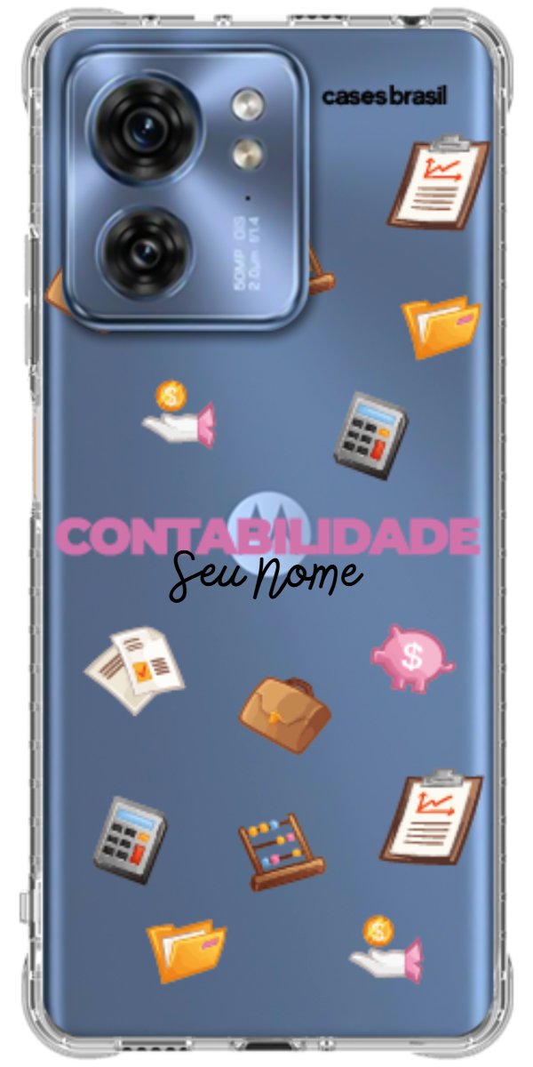 Capinha para celular Contabilidade - Profissão Com Nome