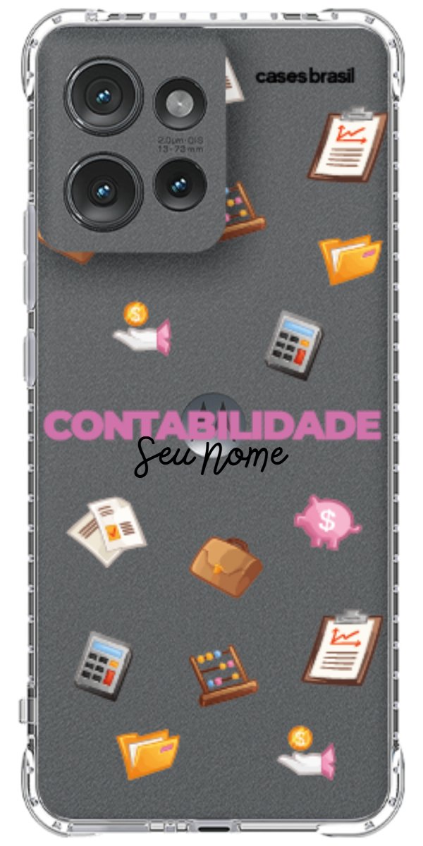 Capinha para celular Contabilidade - Profissão Com Nome