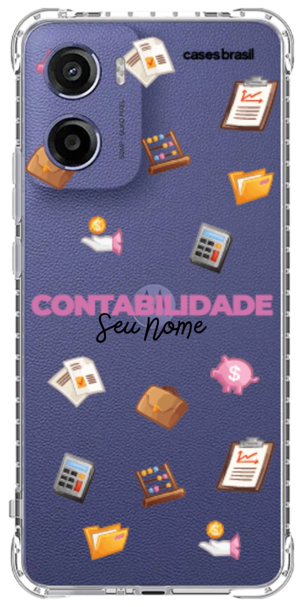 Capinha para celular Contabilidade - Profissão Com Nome