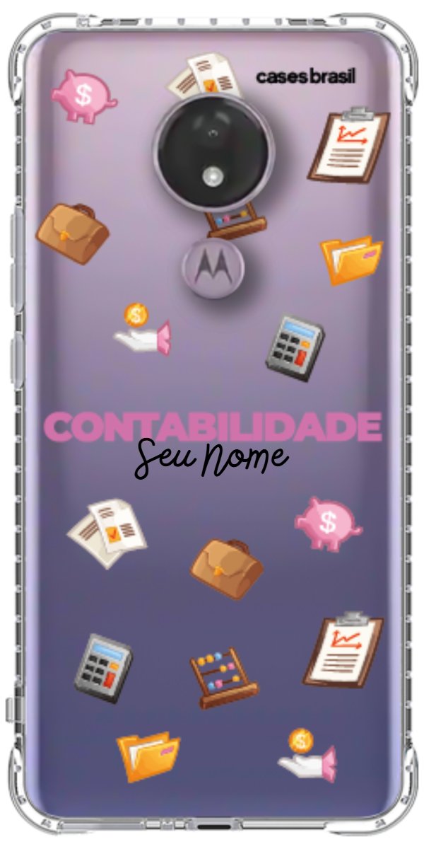 Capinha para celular Contabilidade - Profissão Com Nome
