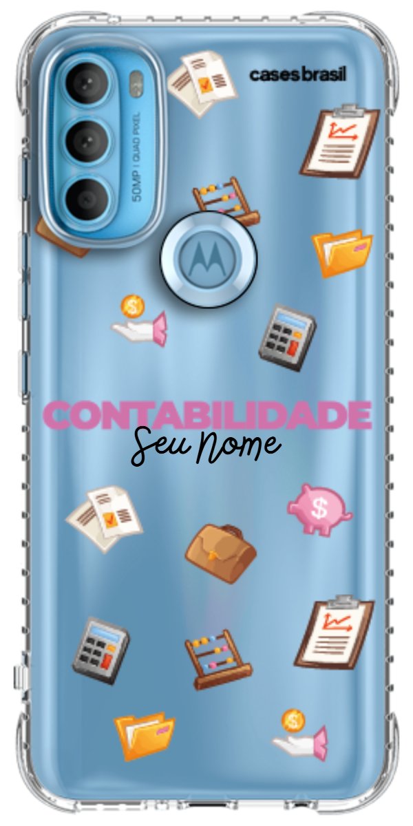 Capinha para celular Contabilidade - Profissão Com Nome