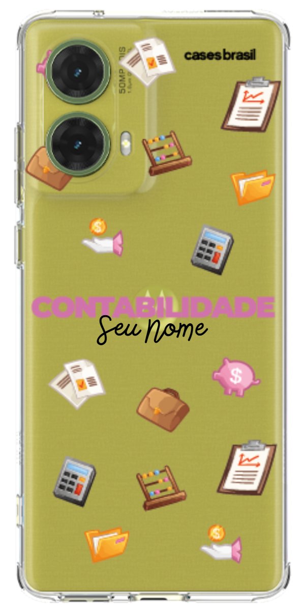 Capinha para celular Contabilidade - Profissão Com Nome