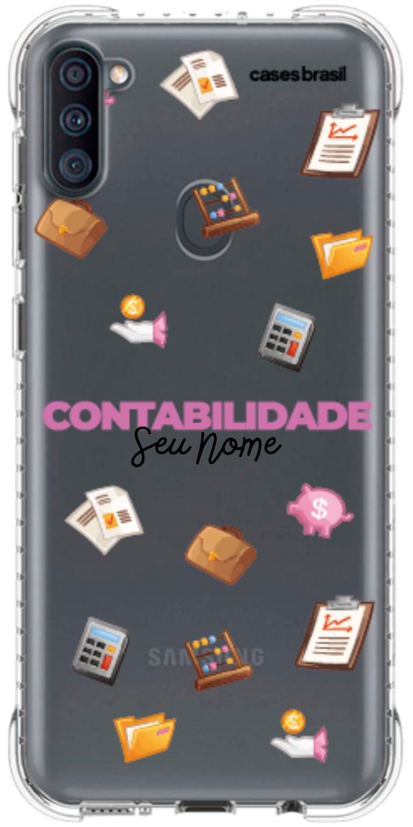 Capinha para celular Contabilidade - Profissão Com Nome