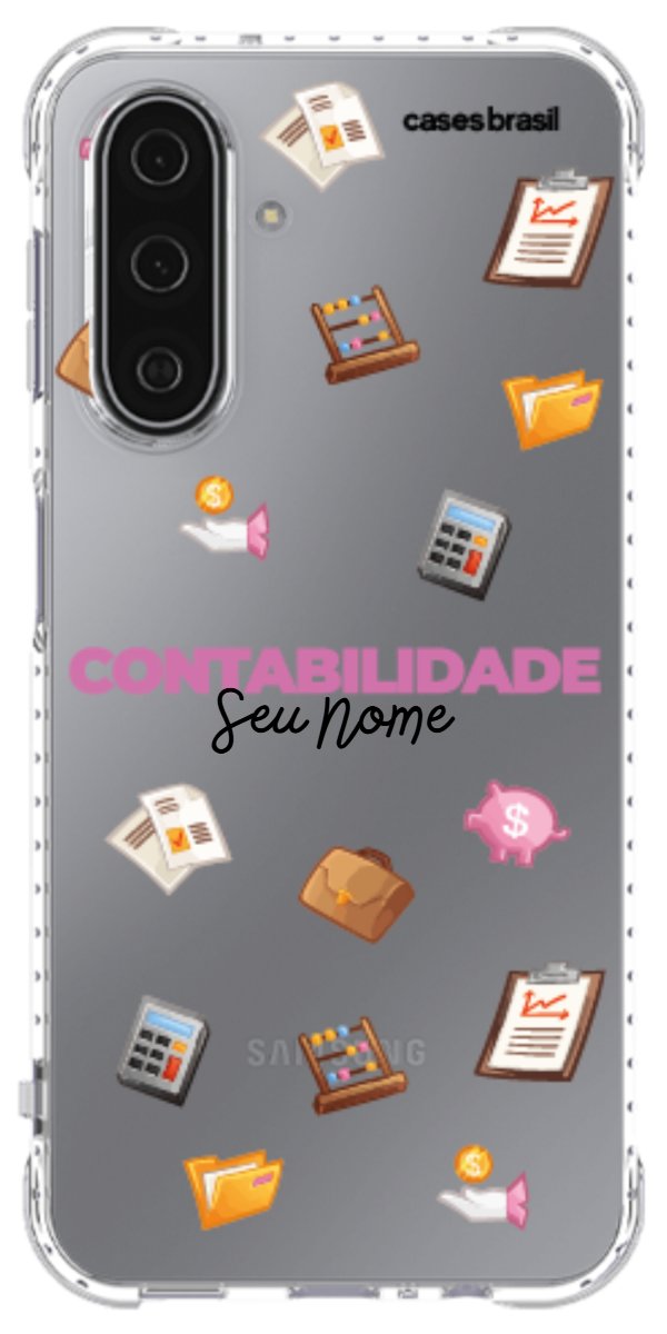 Capinha para celular Contabilidade - Profissão Com Nome