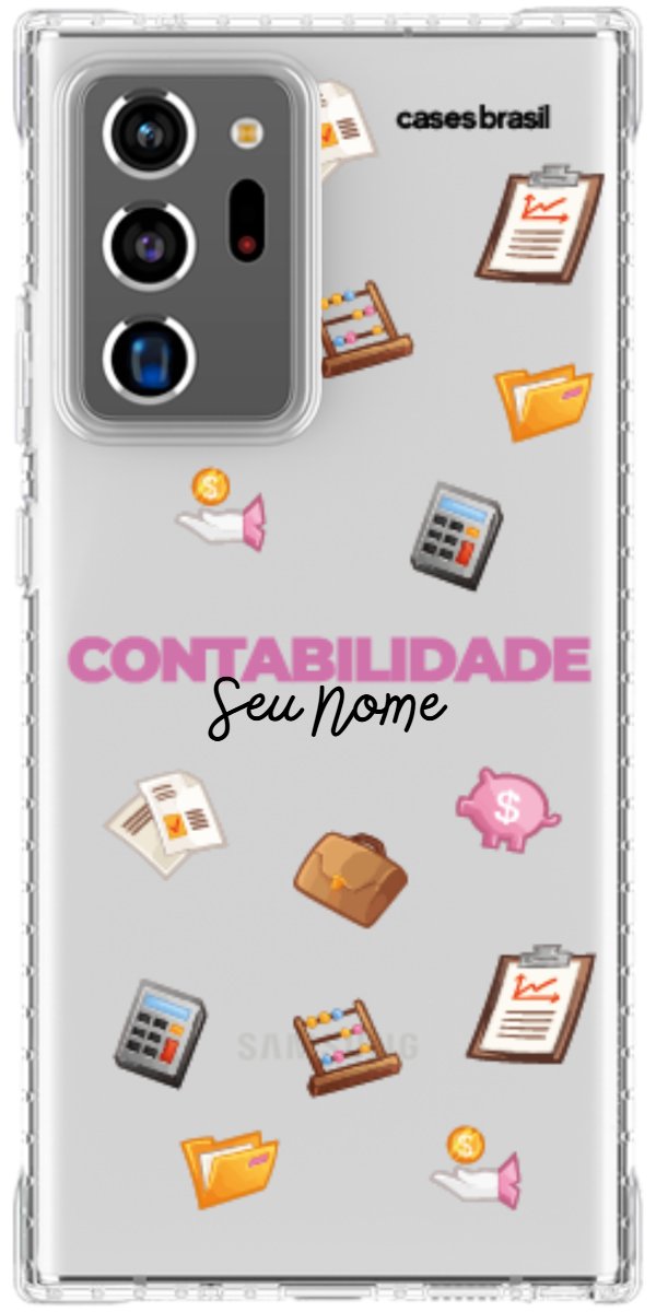 Capinha para celular Contabilidade - Profissão Com Nome