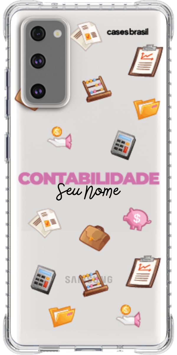 Capinha para celular Contabilidade - Profissão Com Nome