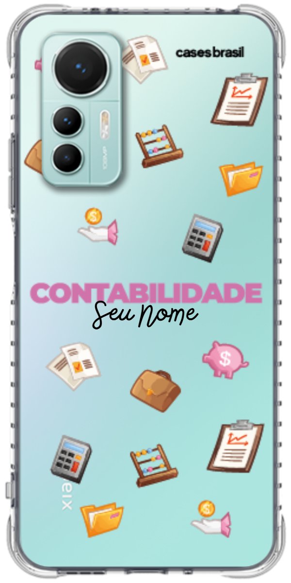 Capinha para celular Contabilidade - Profissão Com Nome