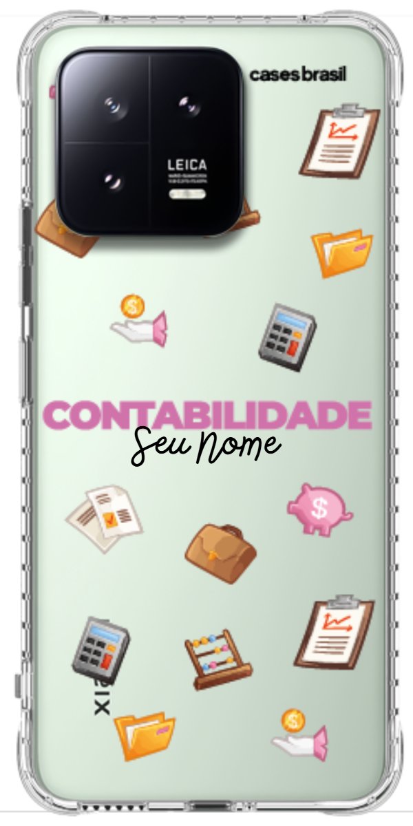 Capinha para celular Contabilidade - Profissão Com Nome