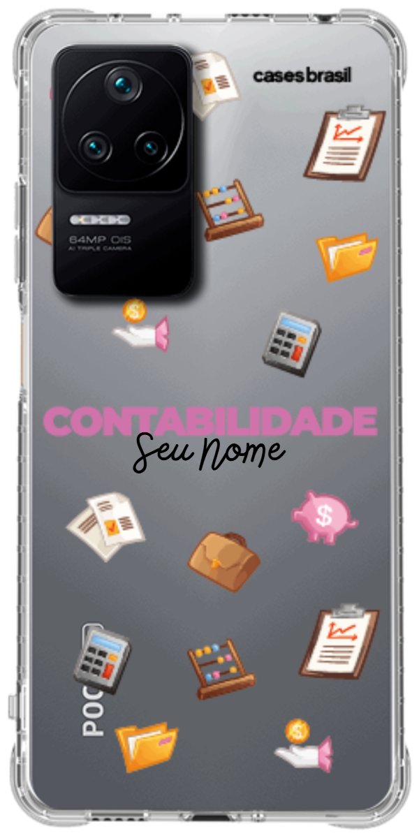 Capinha para celular Contabilidade - Profissão Com Nome