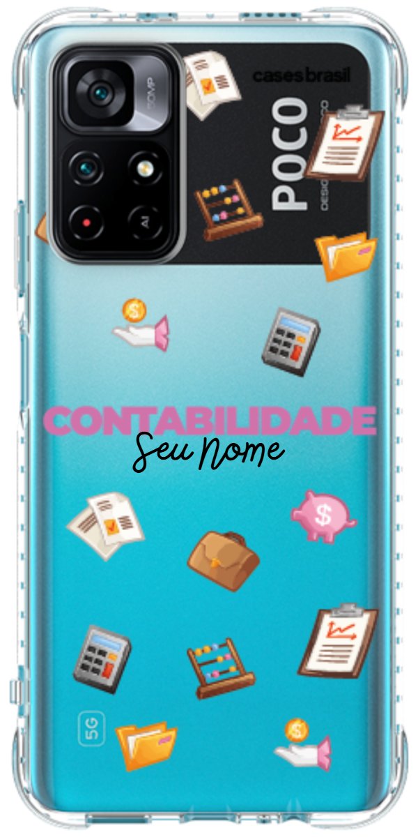 Capinha para celular Contabilidade - Profissão Com Nome