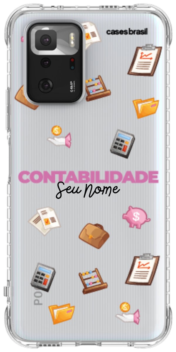 Capinha para celular Contabilidade - Profissão Com Nome