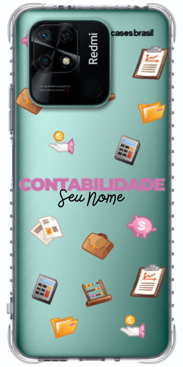 Capinha para celular Contabilidade - Profissão Com Nome