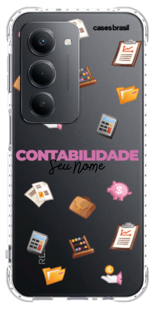 Capinha para celular Contabilidade - Profissão Com Nome