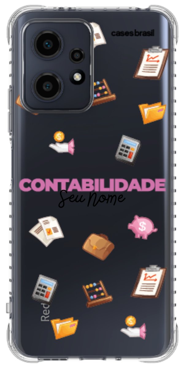 Capinha para celular Contabilidade - Profissão Com Nome