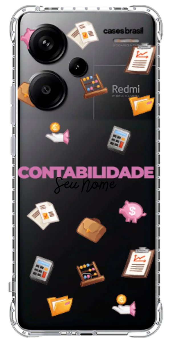 Capinha para celular Contabilidade - Profissão Com Nome