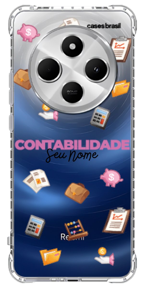 Capinha para celular Contabilidade - Profissão Com Nome