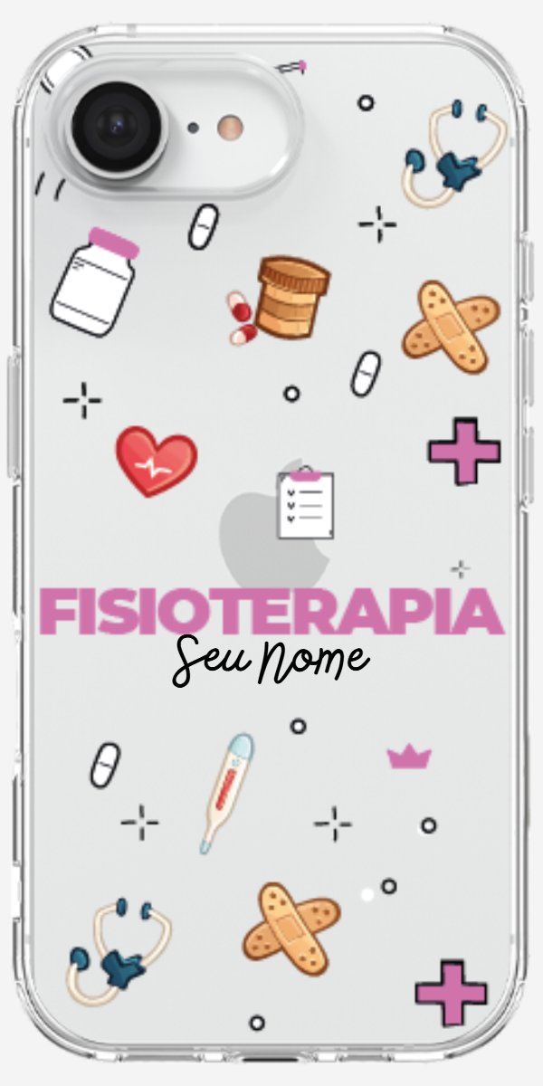 Capinha para celular Fisioterapia - Profissão Com Nome