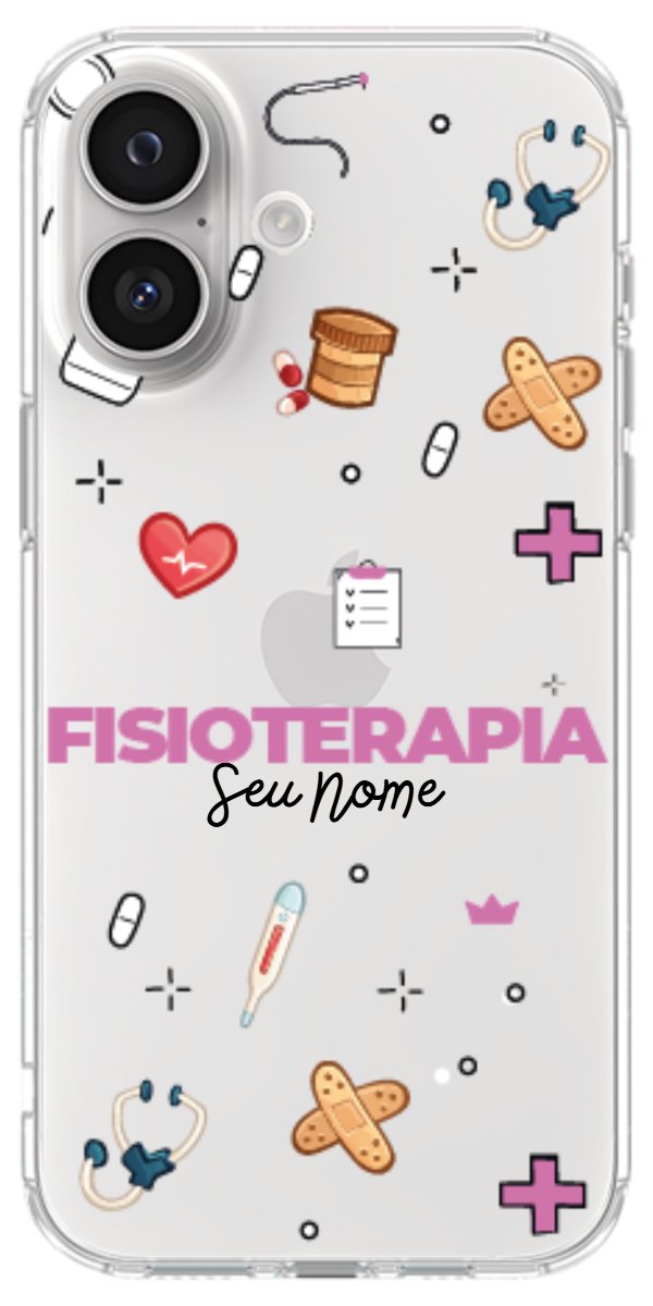 Capinha para celular Fisioterapia - Profissão Com Nome
