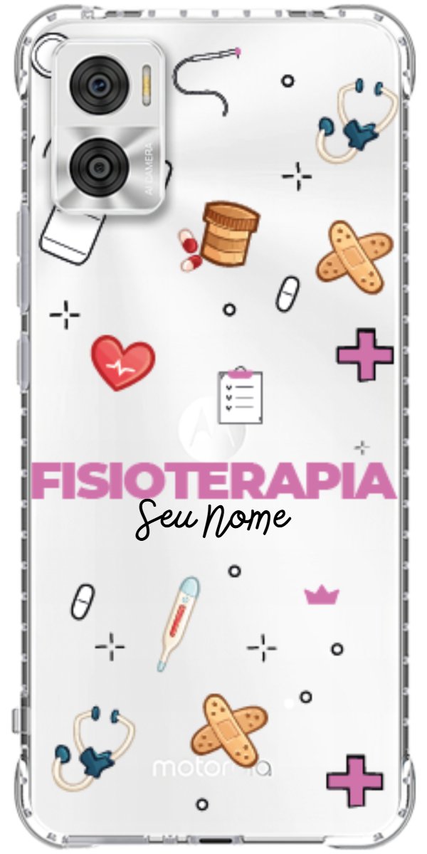 Capinha para celular Fisioterapia - Profissão Com Nome