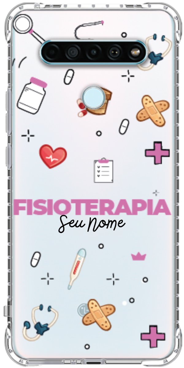 Capinha para celular Fisioterapia - Profissão Com Nome