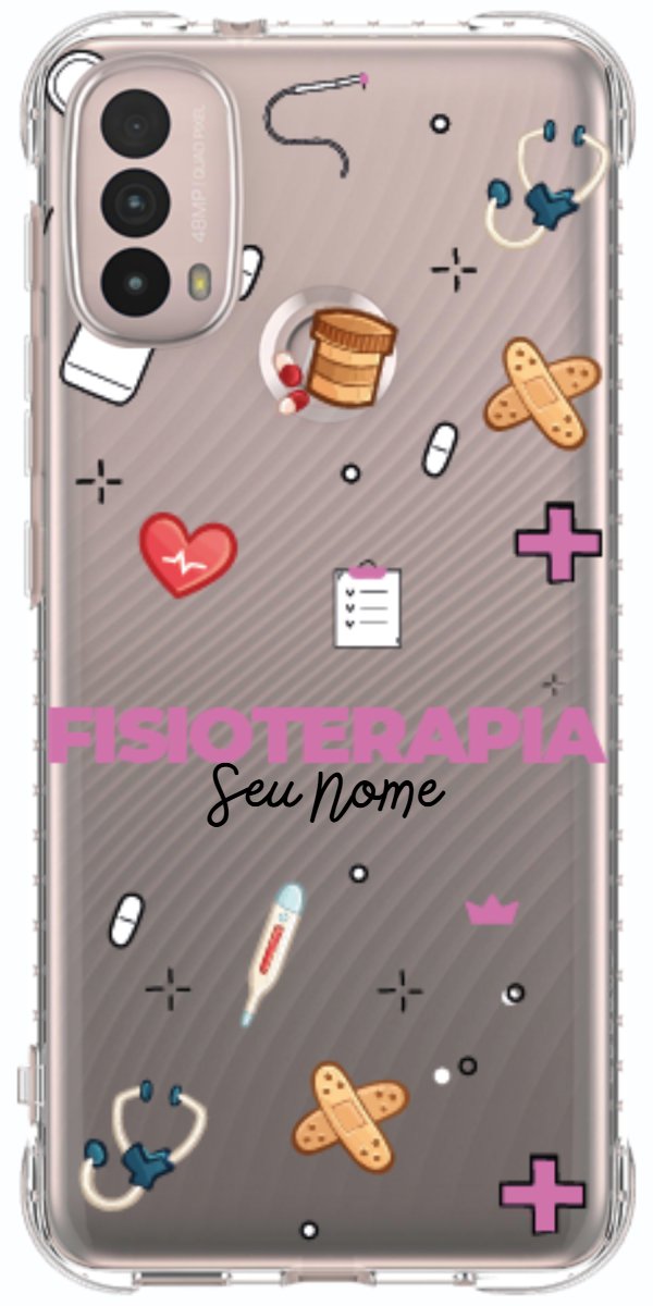 Capinha para celular Fisioterapia - Profissão Com Nome