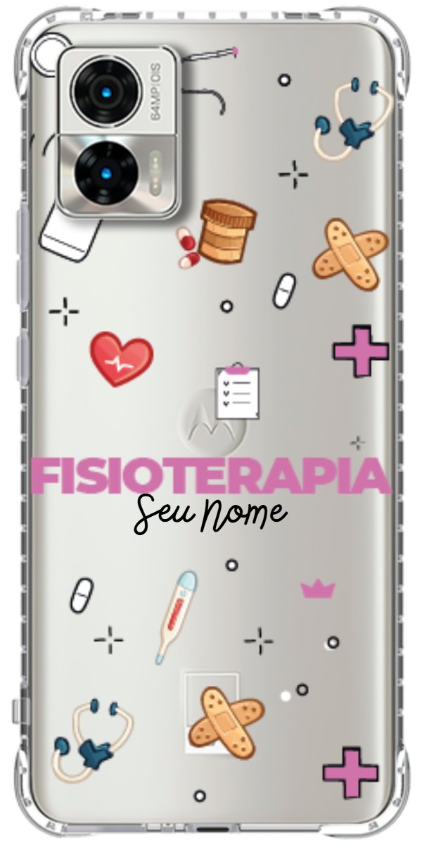 Capinha para celular Fisioterapia - Profissão Com Nome