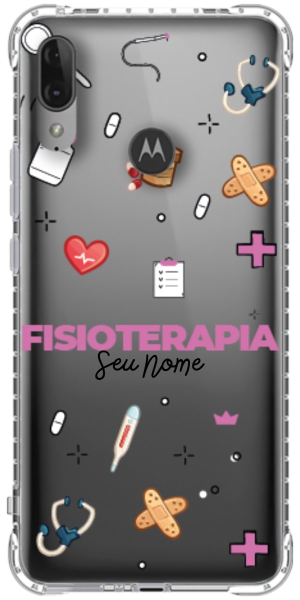 Capinha para celular Fisioterapia - Profissão Com Nome