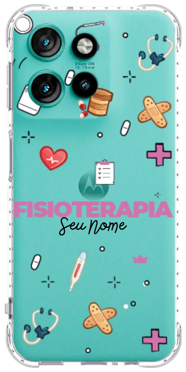 Capinha para celular Fisioterapia - Profissão Com Nome