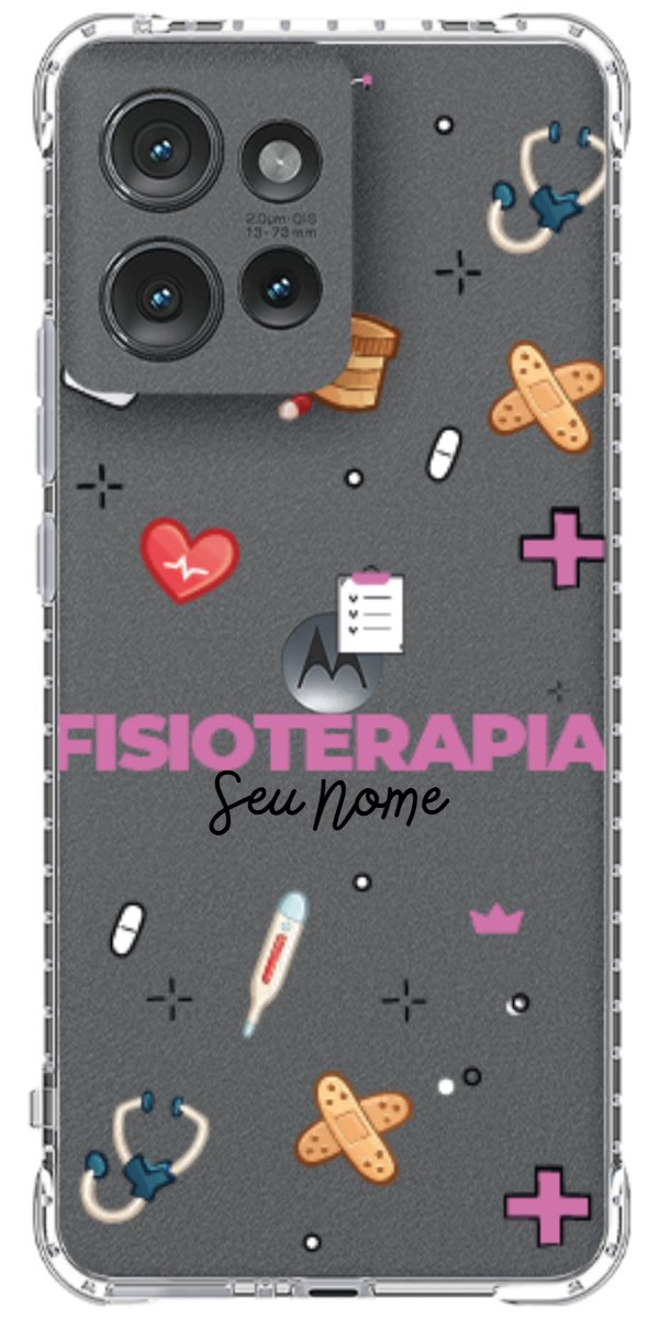 Capinha para celular Fisioterapia - Profissão Com Nome