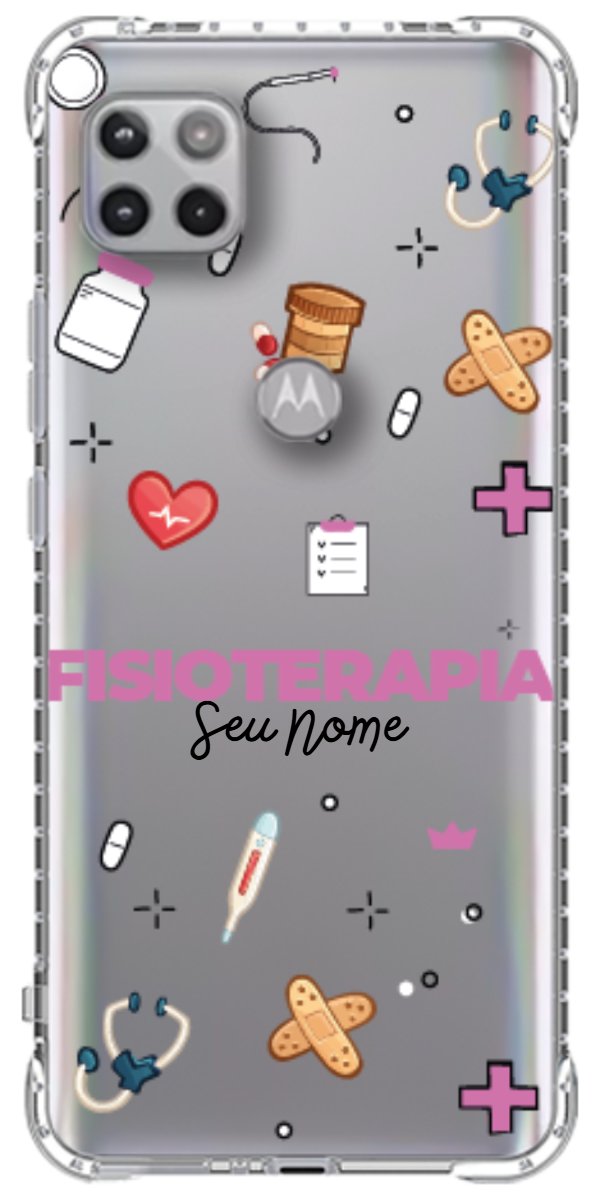 Capinha para celular Fisioterapia - Profissão Com Nome