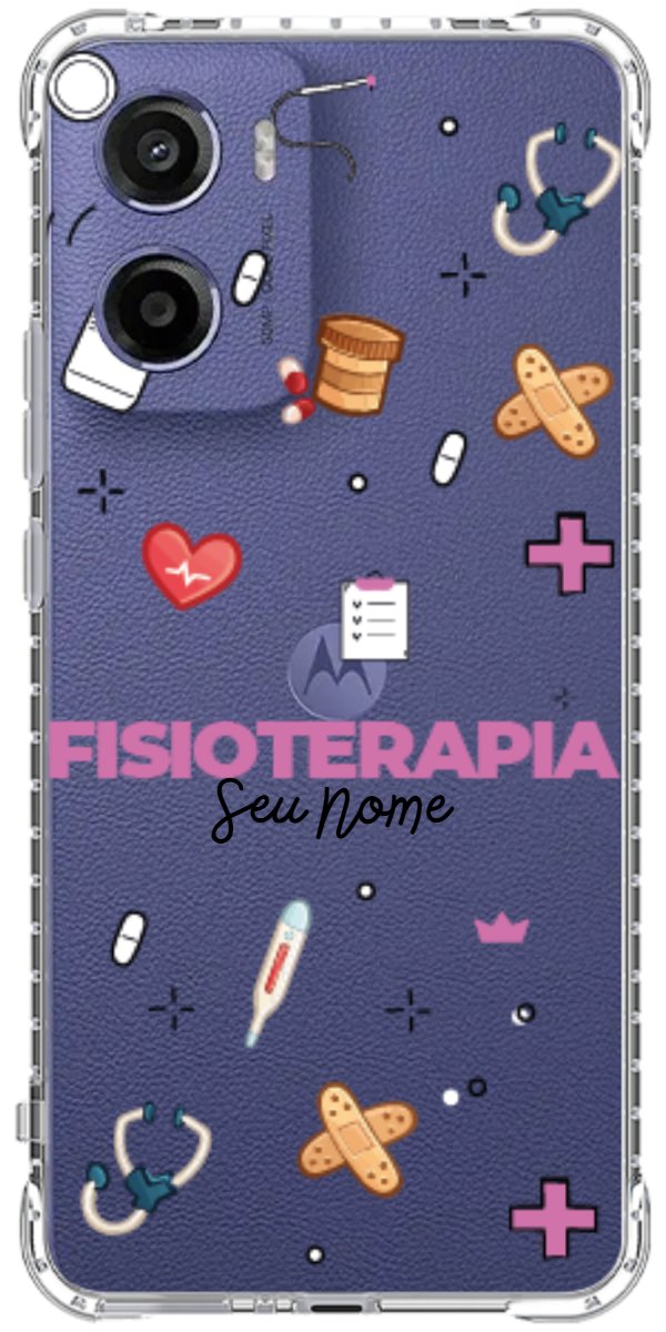 Capinha para celular Fisioterapia - Profissão Com Nome