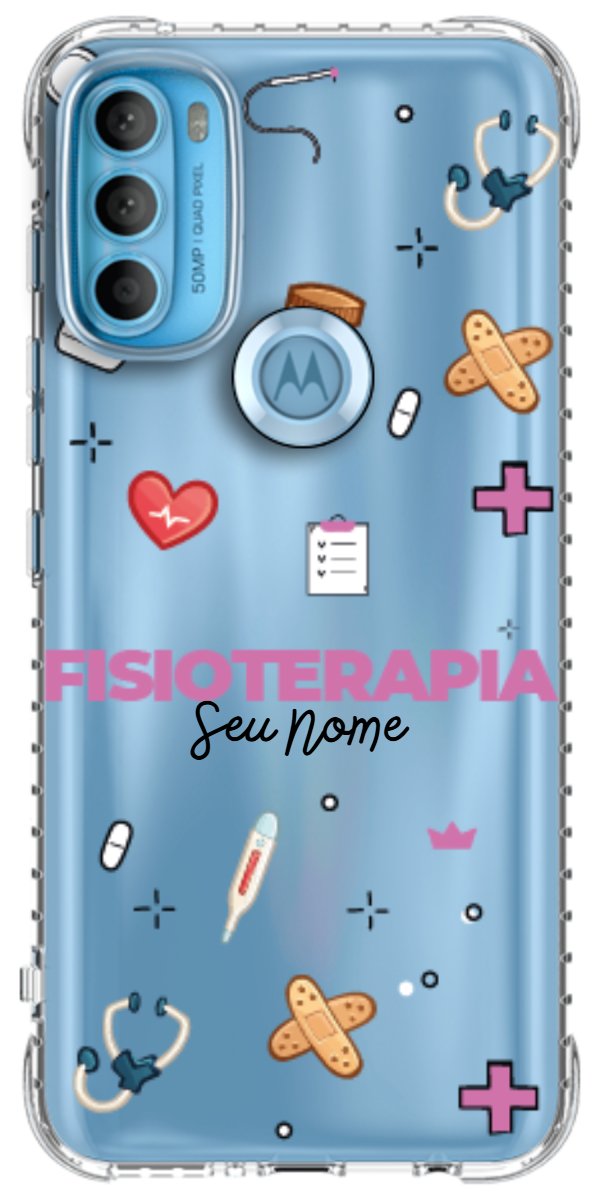 Capinha para celular Fisioterapia - Profissão Com Nome