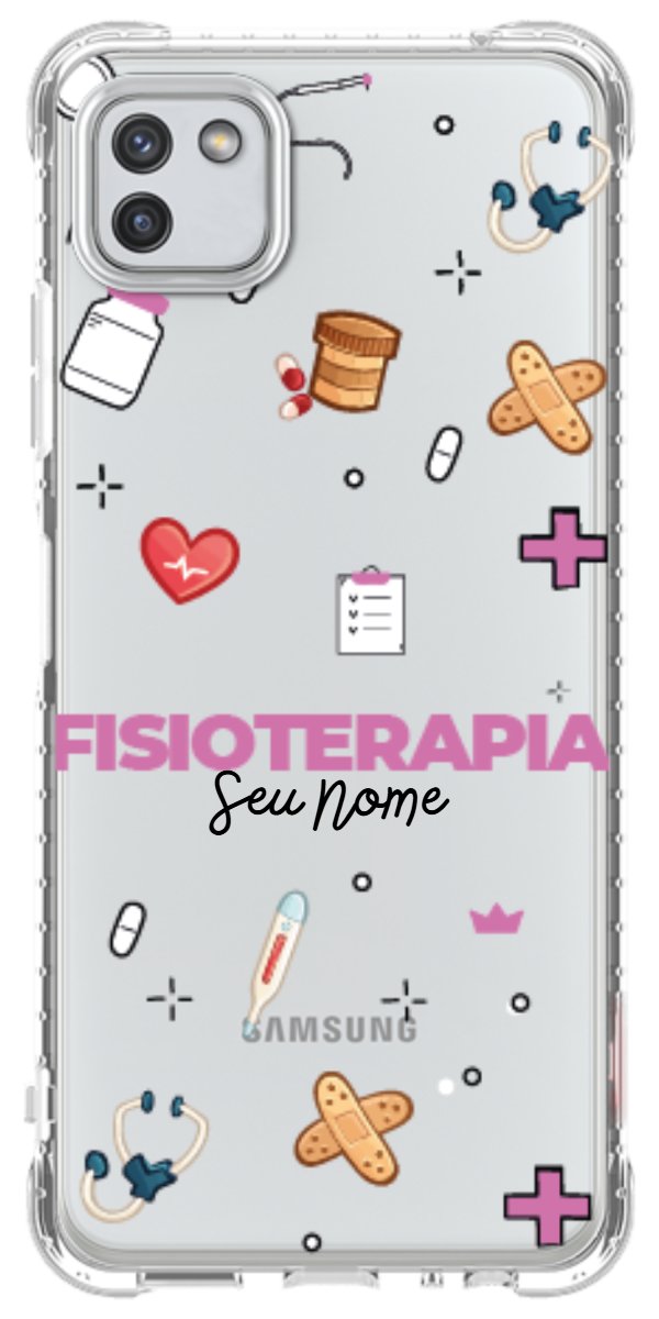 Capinha para celular Fisioterapia - Profissão Com Nome