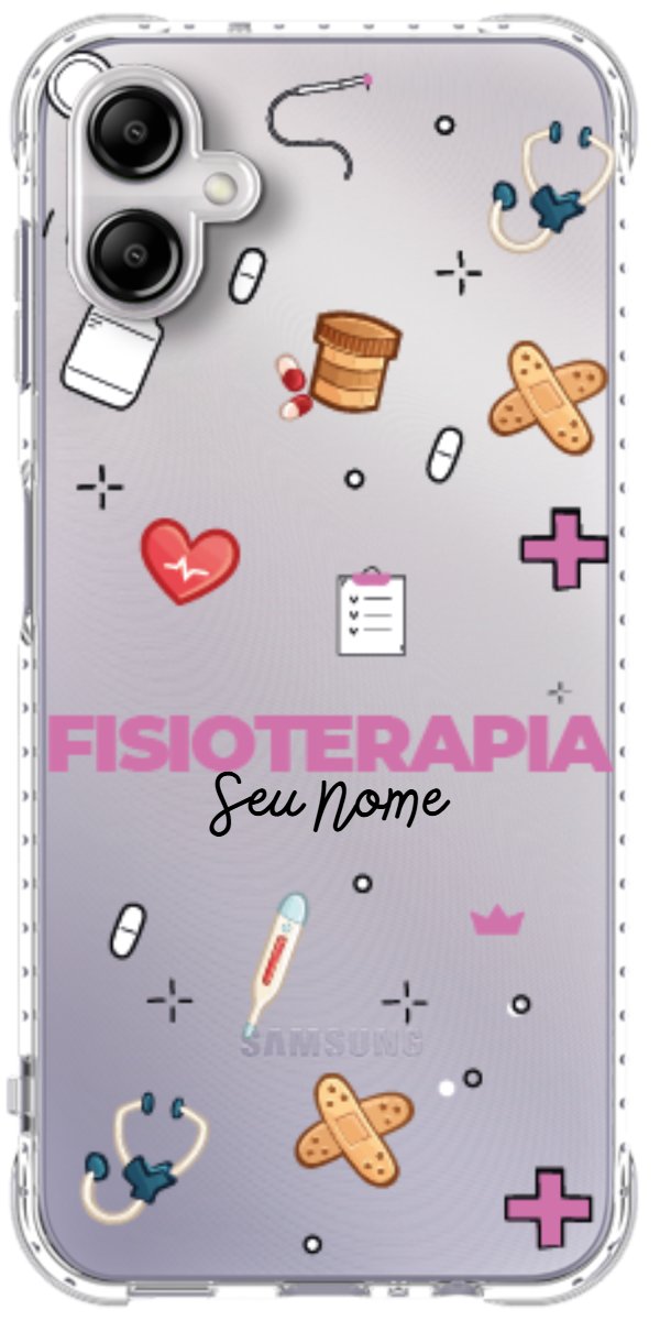 Capinha para celular Fisioterapia - Profissão Com Nome