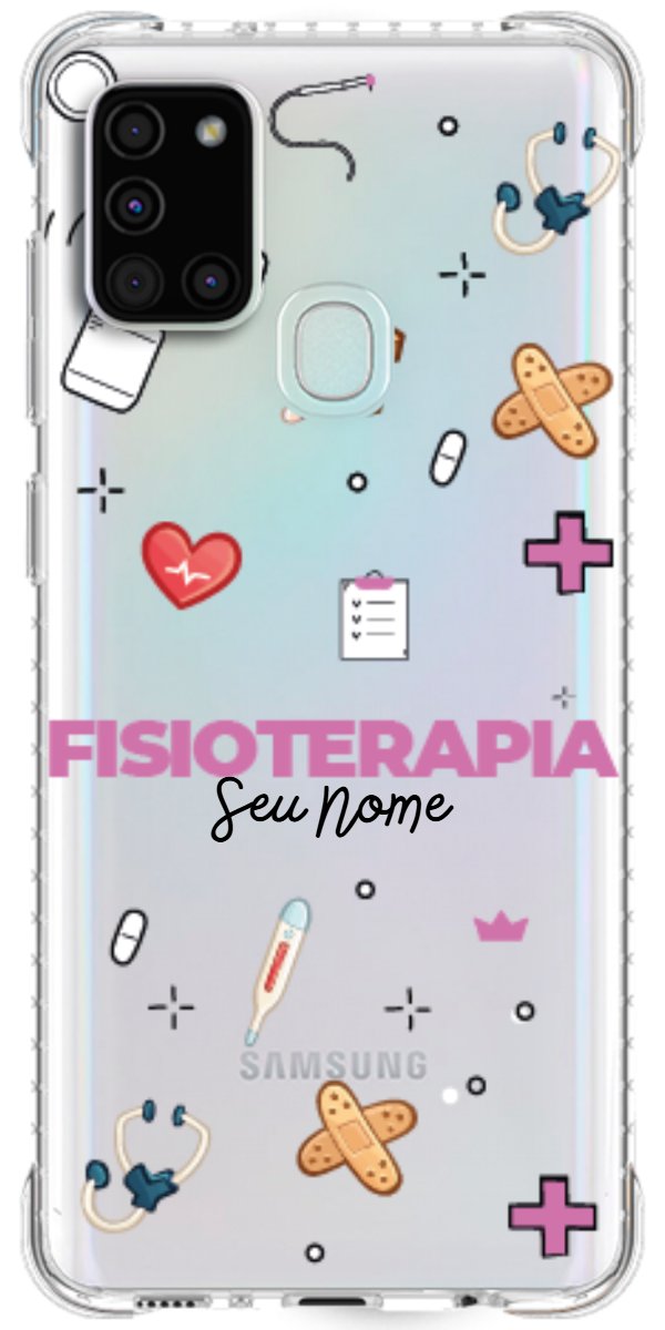 Capinha para celular Fisioterapia - Profissão Com Nome