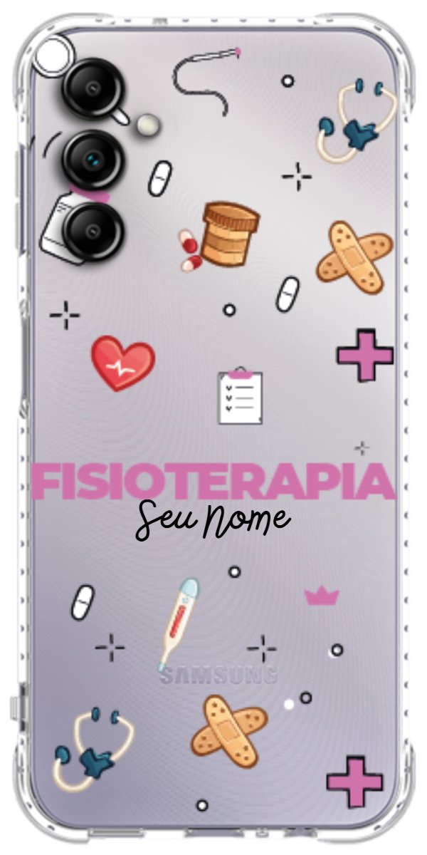 Capinha para celular Fisioterapia - Profissão Com Nome