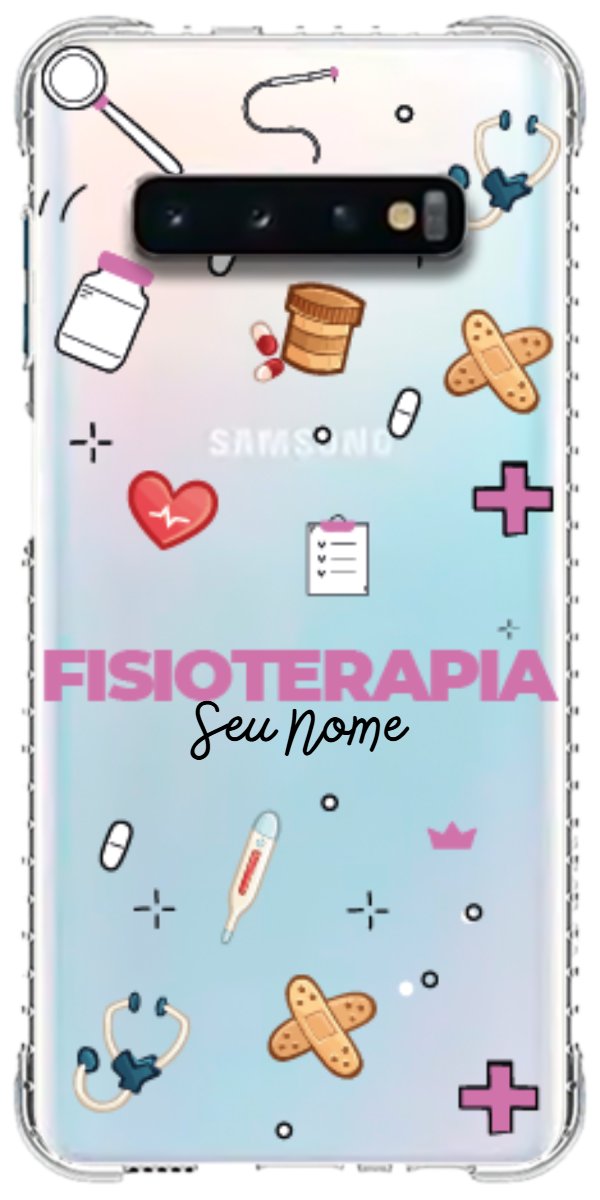 Capinha para celular Fisioterapia - Profissão Com Nome