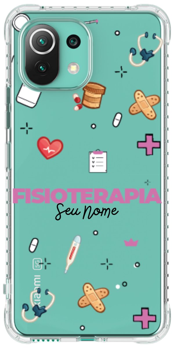 Capinha para celular Fisioterapia - Profissão Com Nome
